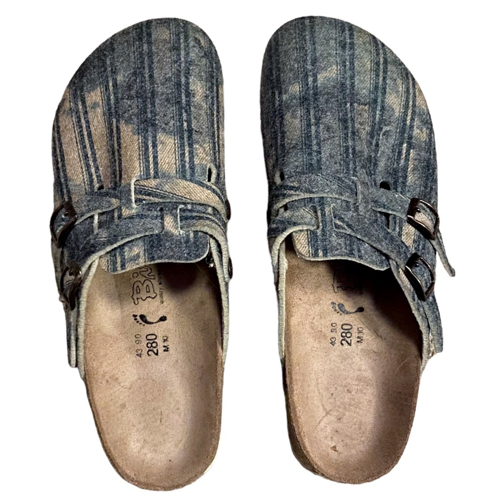 Birkenstock Birkis 280 Wool Felt Slip On Clogs Mens 10